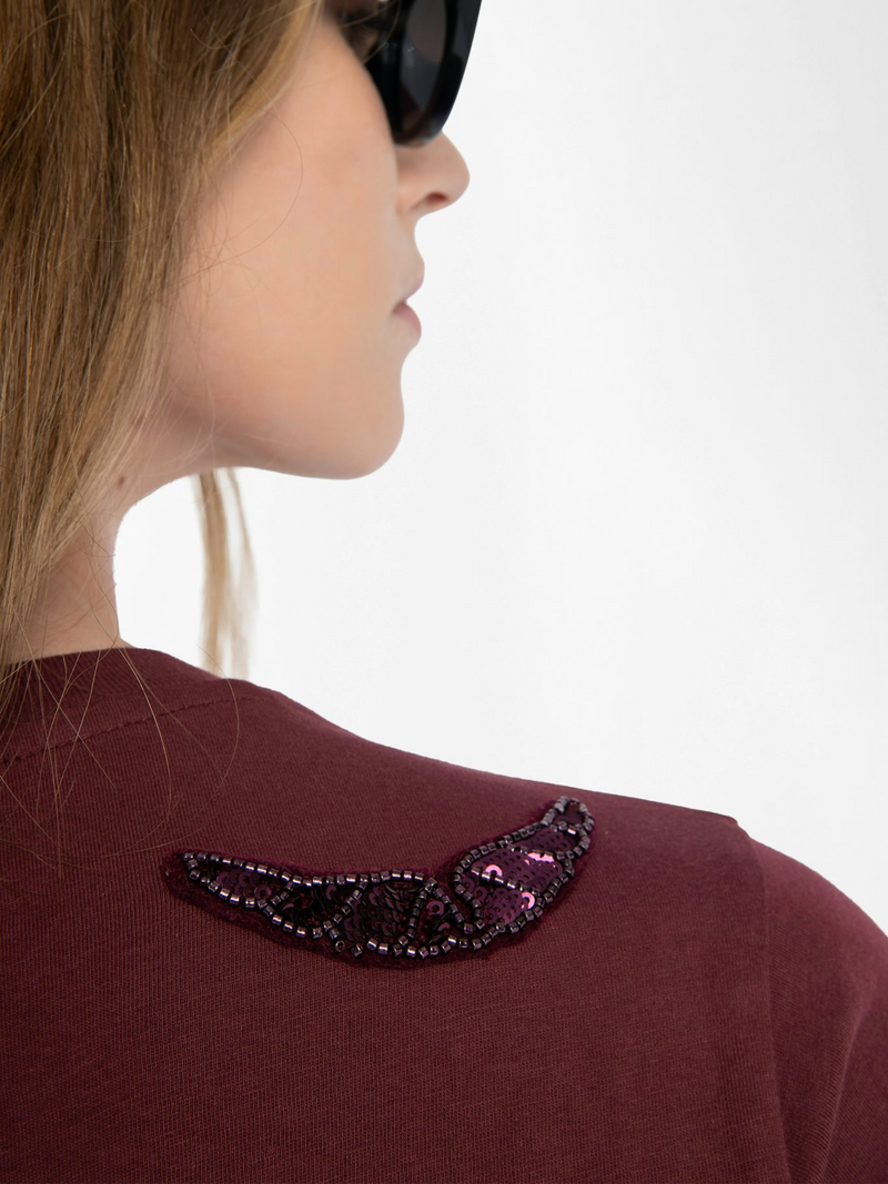 Alys T-Shirt - Burgundy