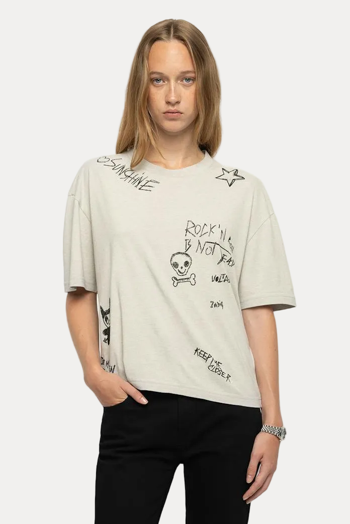 Taida T-Shirt - Gris Chine Clai