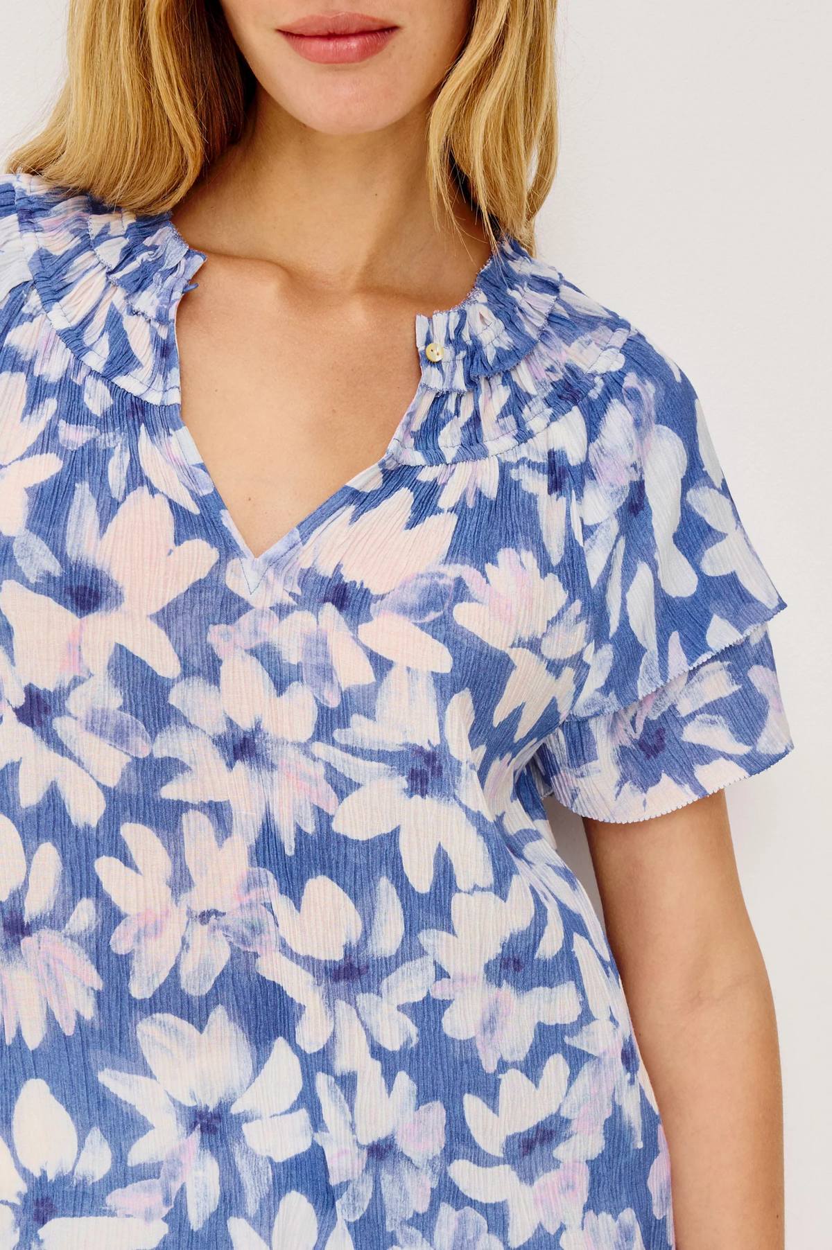 Kamila Top - Blue Amaranth