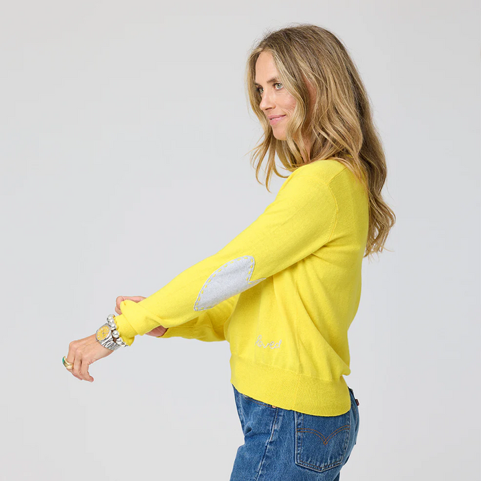 Patchwork Cotton Pullover - Sunshine Yellow
