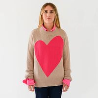Benton Sweater - Imperfect Heart - Taupe