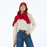 Maxwork Cable Sweater - Cherri Red