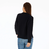 Boyfriend Happy Everything Sweater - Black