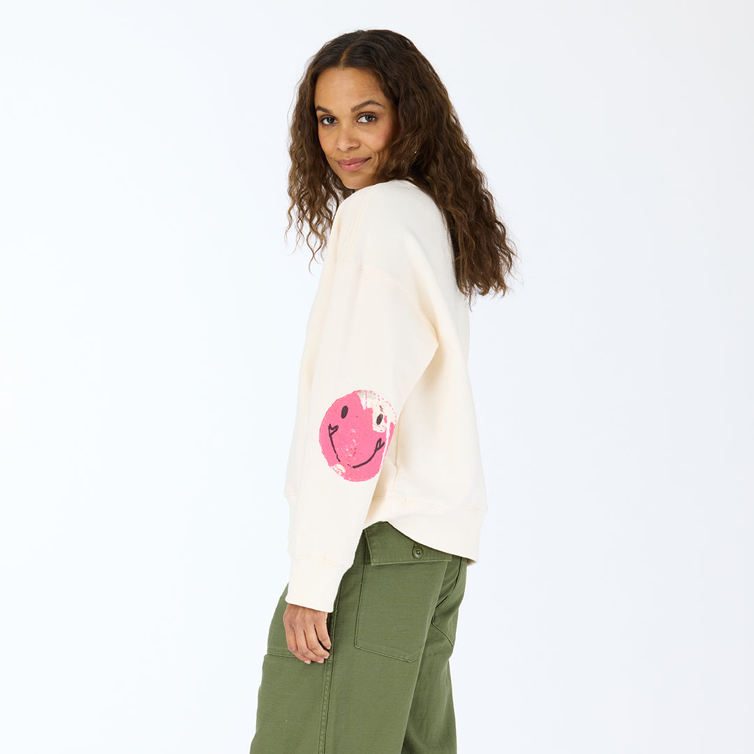 Ex-Boyfriend Smiley Sweatshirt - Canvas