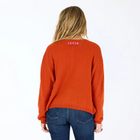Bassett Cardigan - Rust