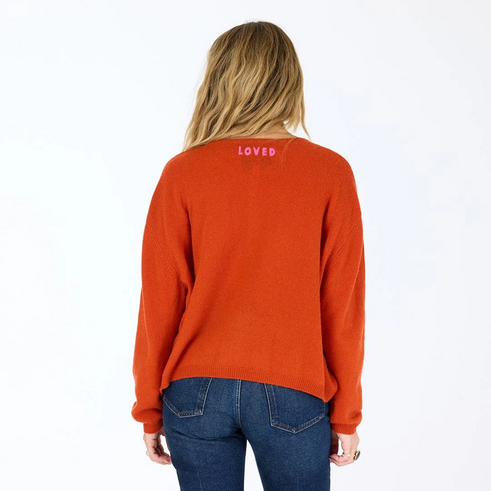 Bassett Cardigan - Rust