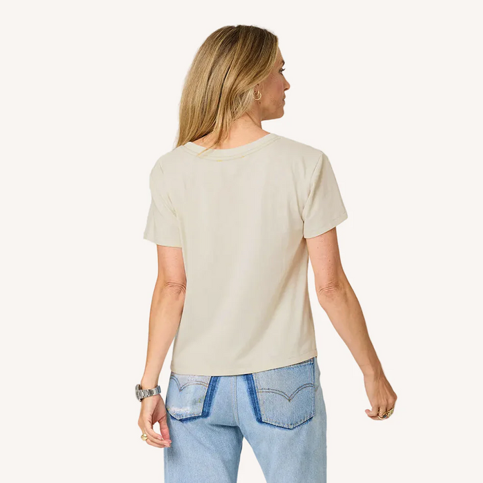 Suke Imperfect Heart Tee - Chalk