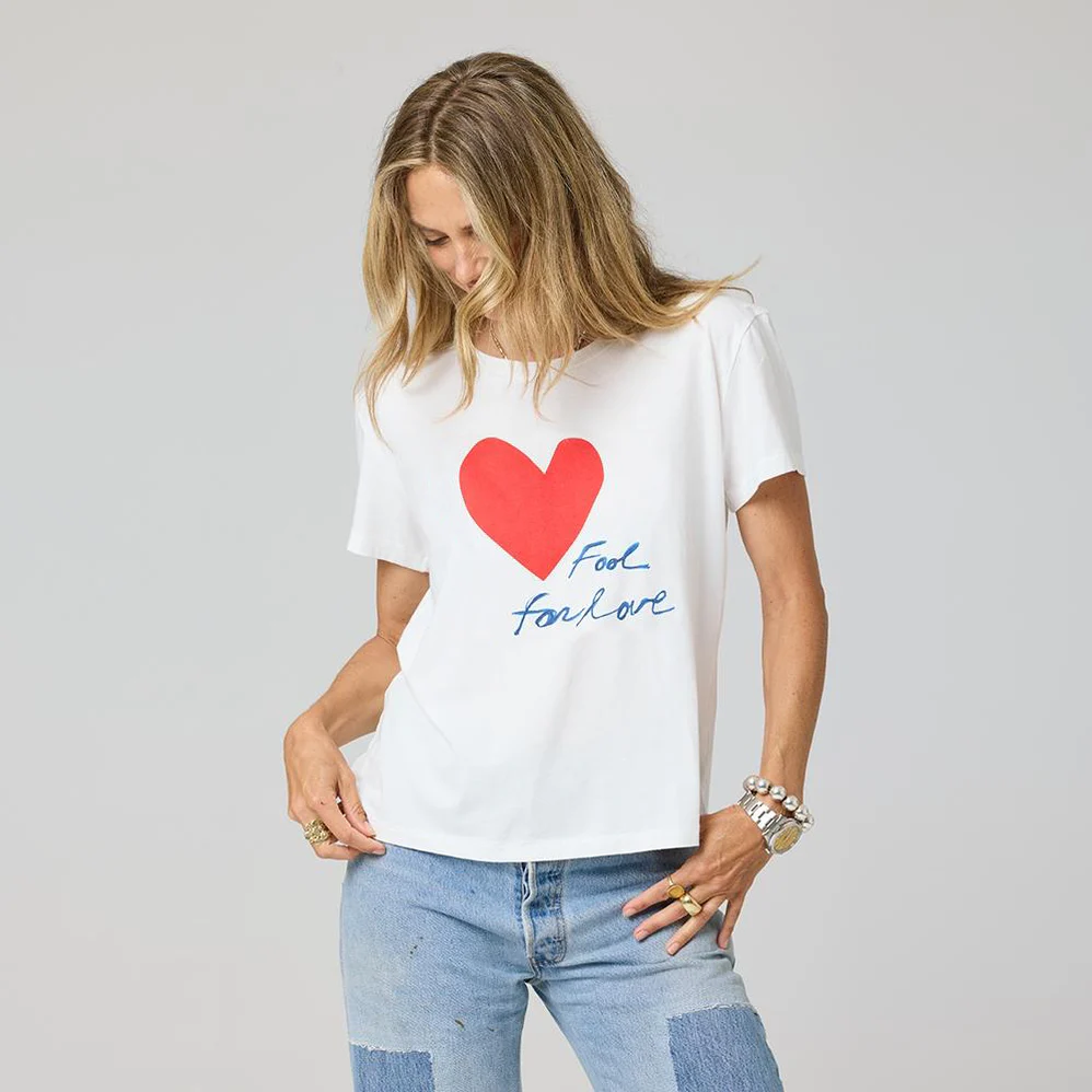Suke Fool For Love Tee - White