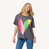 Tommy Happy Heart Tee - Multi
