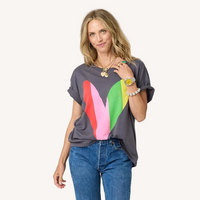 Tommy Happy Heart Tee - Multi