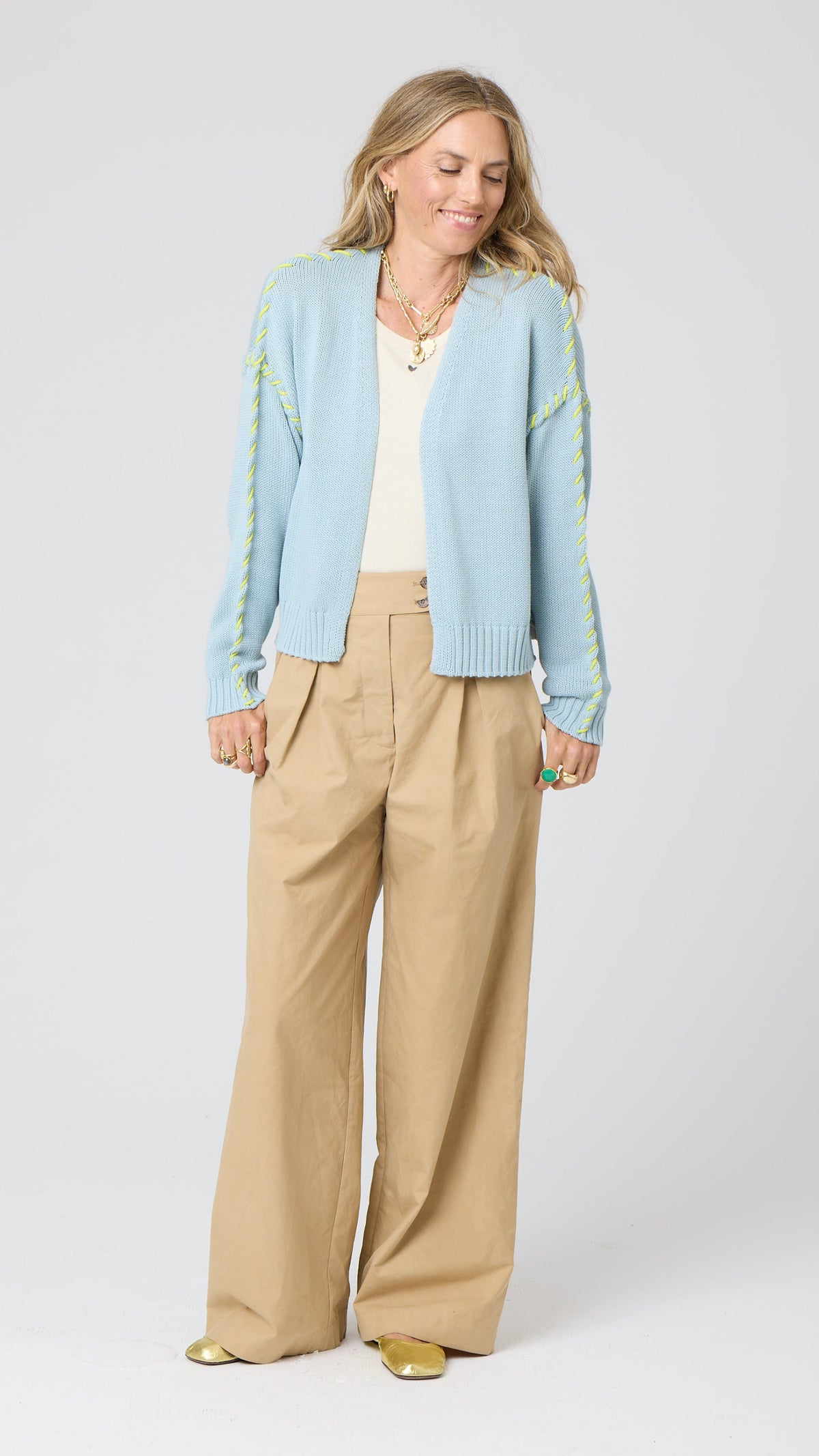 Sienna Cardigan - Salt