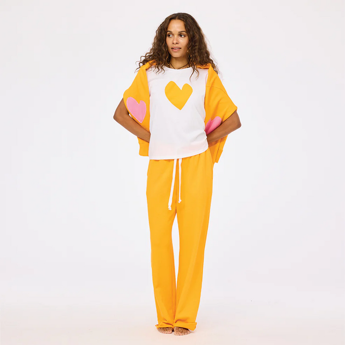 Suke Imperfect Heart Tee - White Clementine
