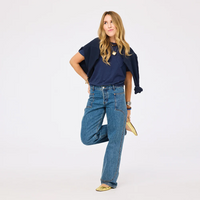 Slub Tee - Indigo Blue