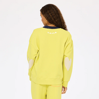 Ex Boyfriend Patchwork Sweatshirt - Cactus