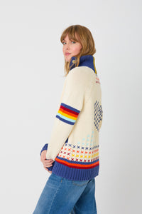 Joy Imperfect Heart Sweater Coat - Birch