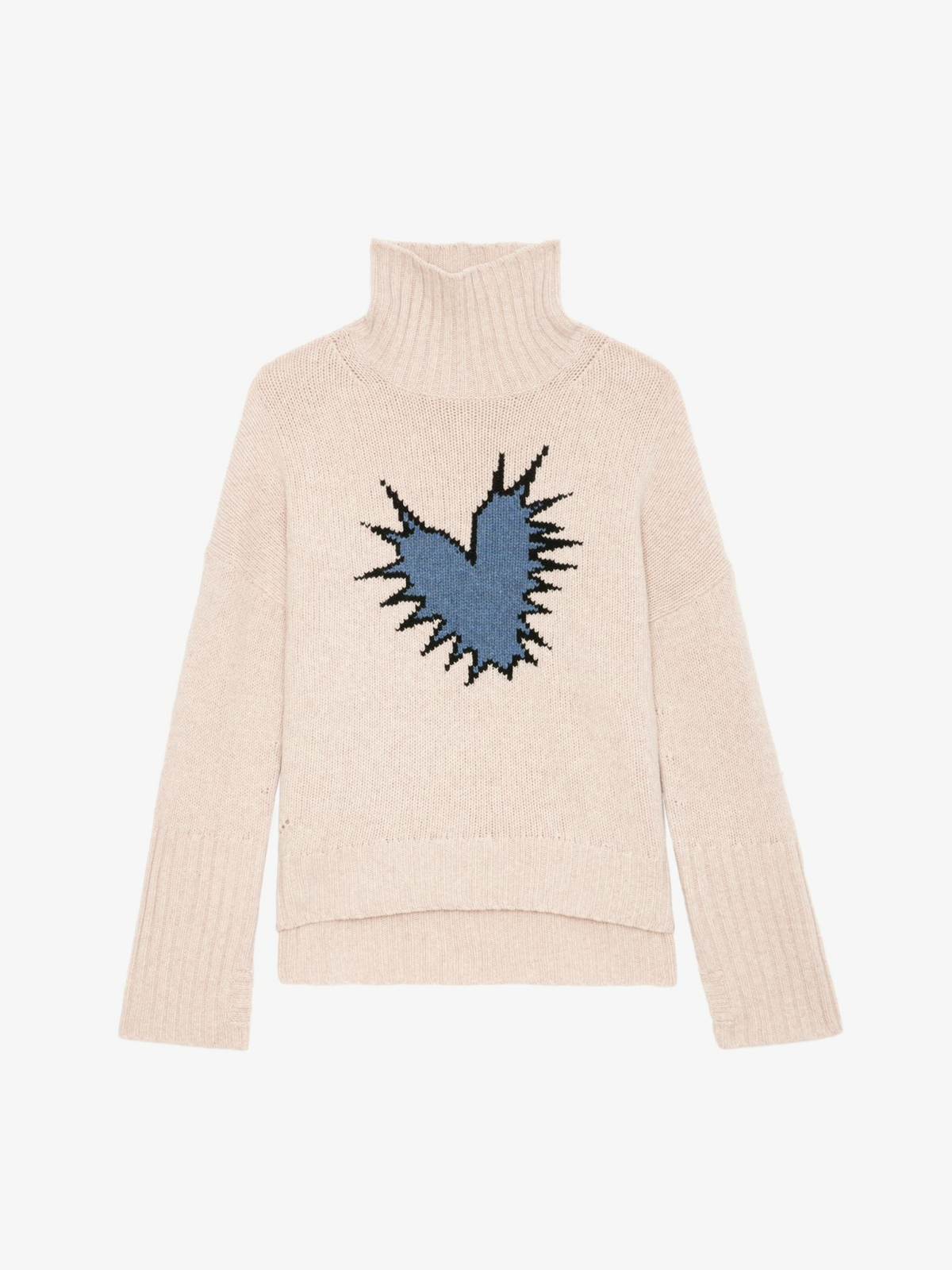 Alma Spiked Heart Sweater - Sweet