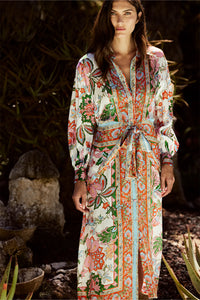 Kasbah Dress - Casablanca Border