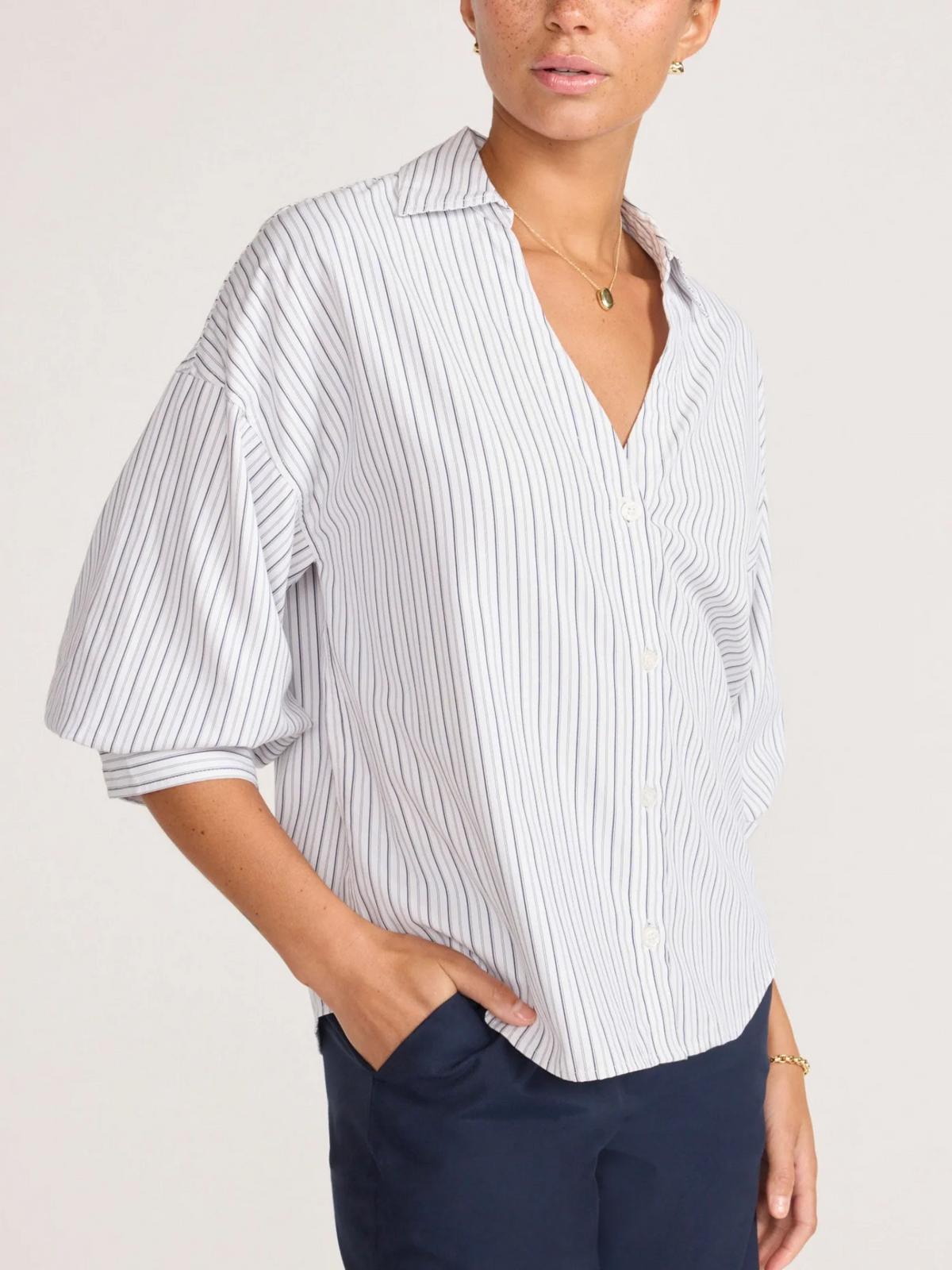 Kate Shirt - Riviera Stripe