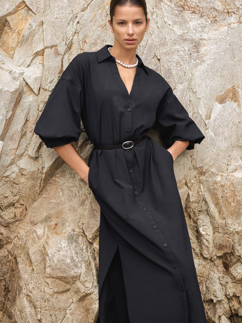 Kate Maxi Dress - Black Onyx