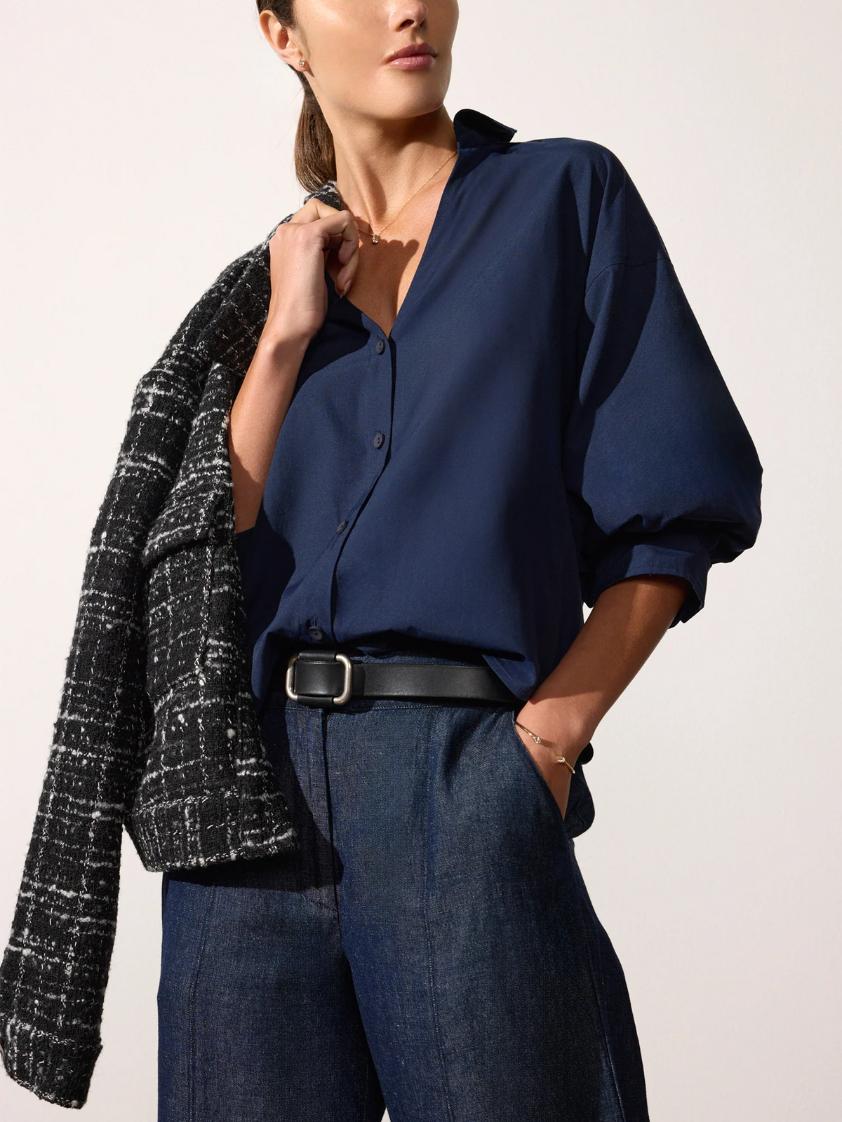 Kate Shirt - Navy