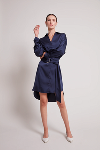 Kyoko Pullover Dress - Navy