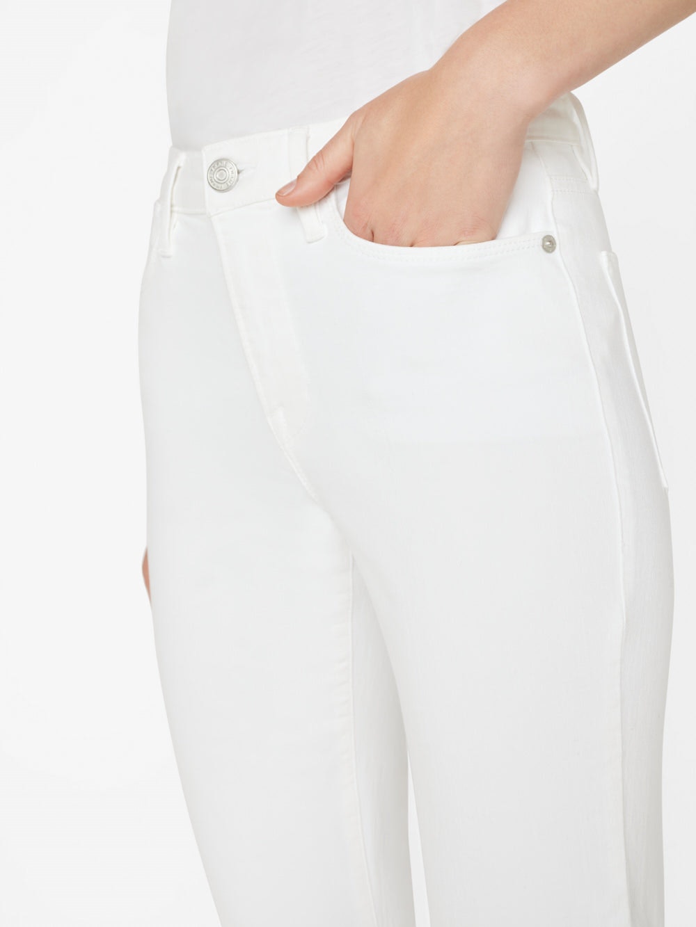 Le Easy Flare - Blanc - Frame Denim – Twist Fashions Inc.