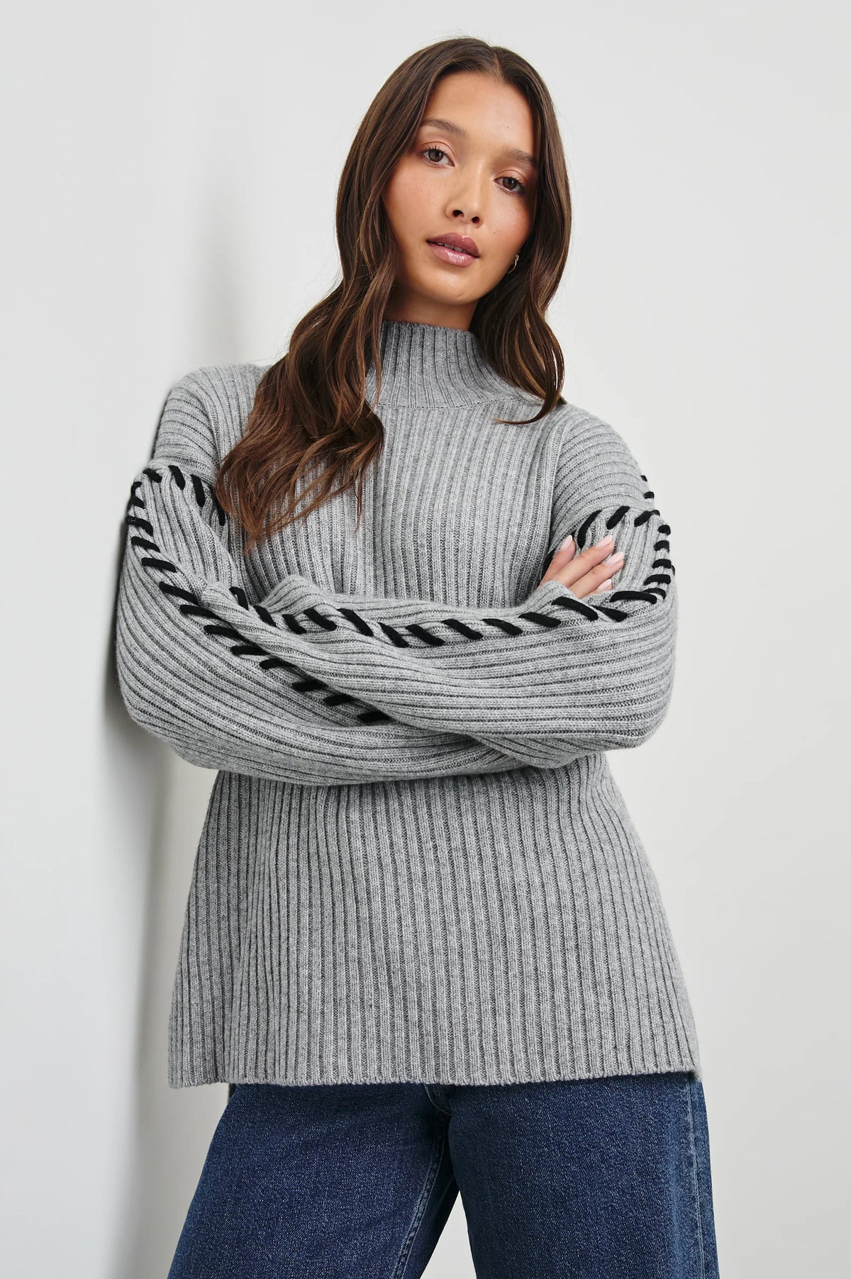 Liam Sweater - Heather Grey