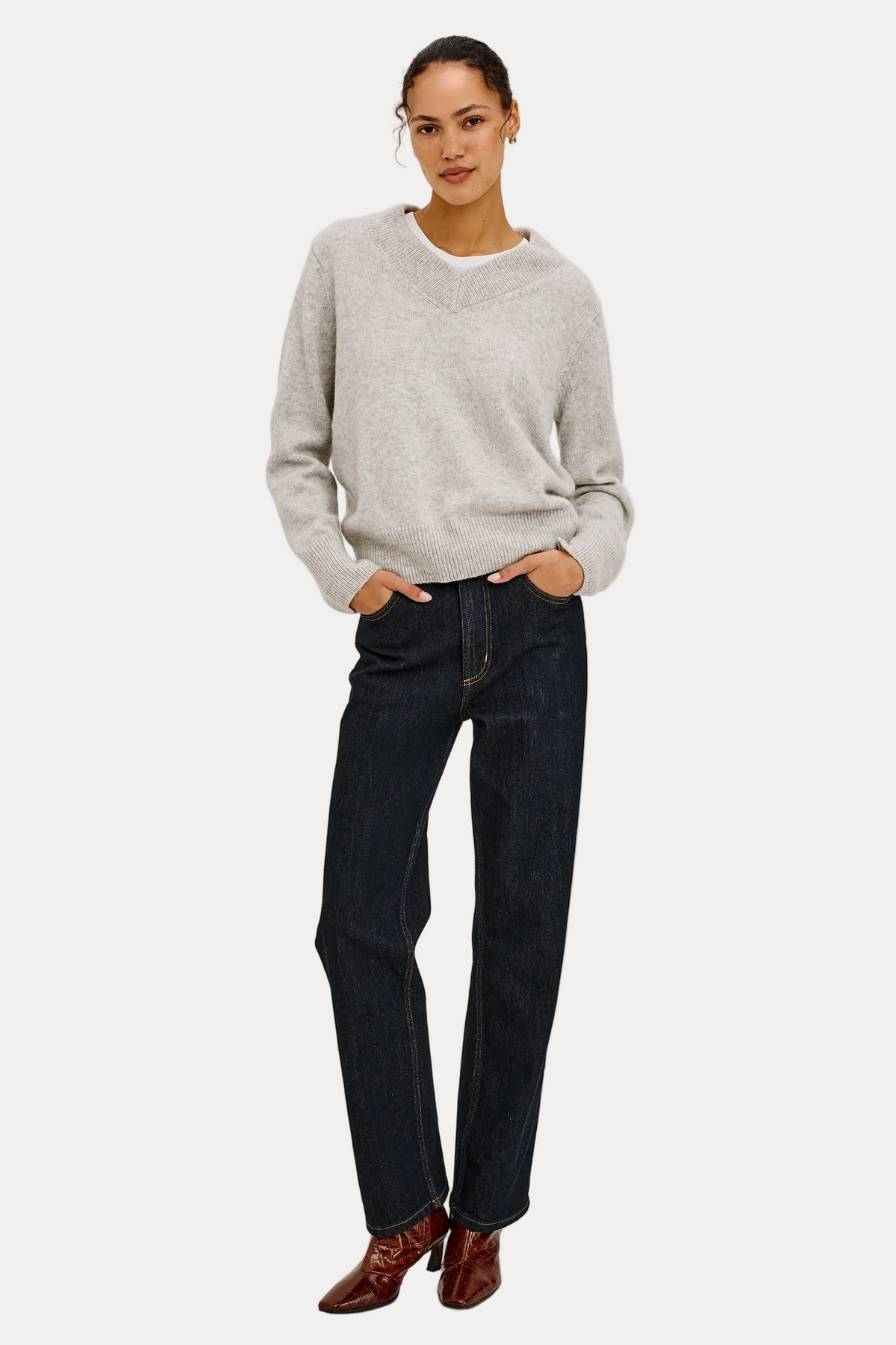 Lidya Sweater - Heather Grey