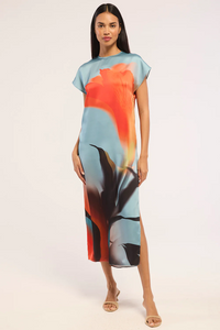 Lenna Dress - Fire Petal