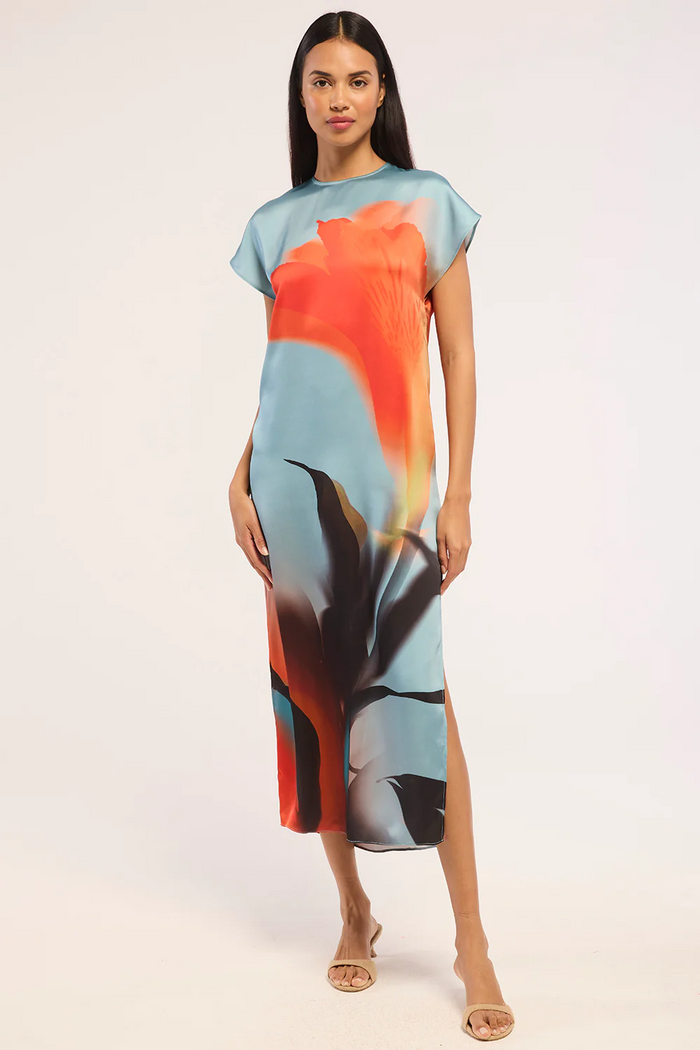 Lenna Dress - Fire Petal