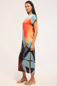 Lenna Dress - Fire Petal