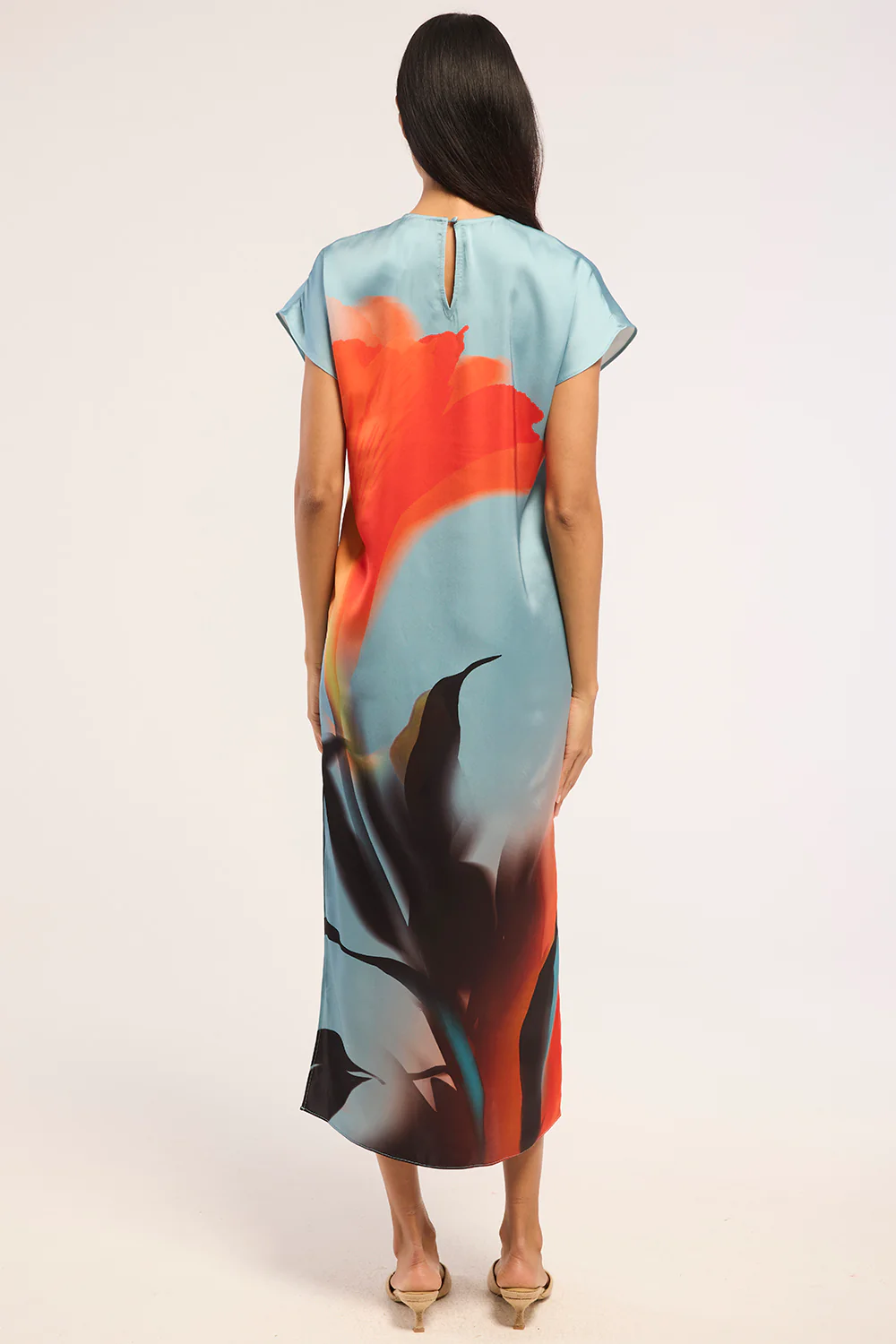Lenna Dress - Fire Petal