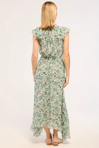 Mariposa Dress - Azure Flora