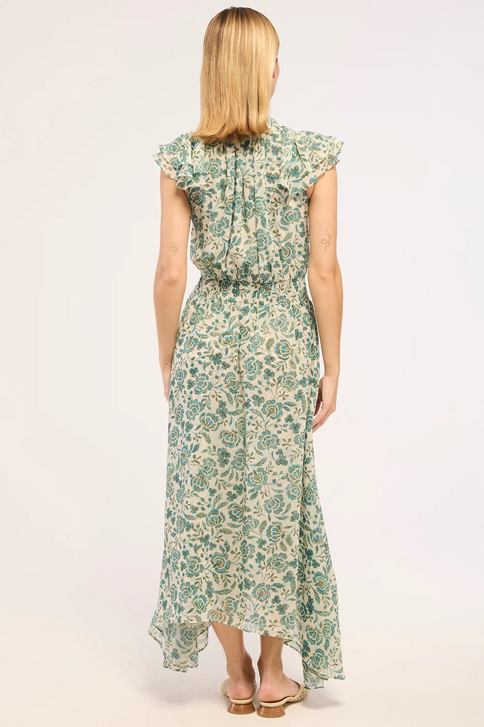 Mariposa Dress - Azure Flora