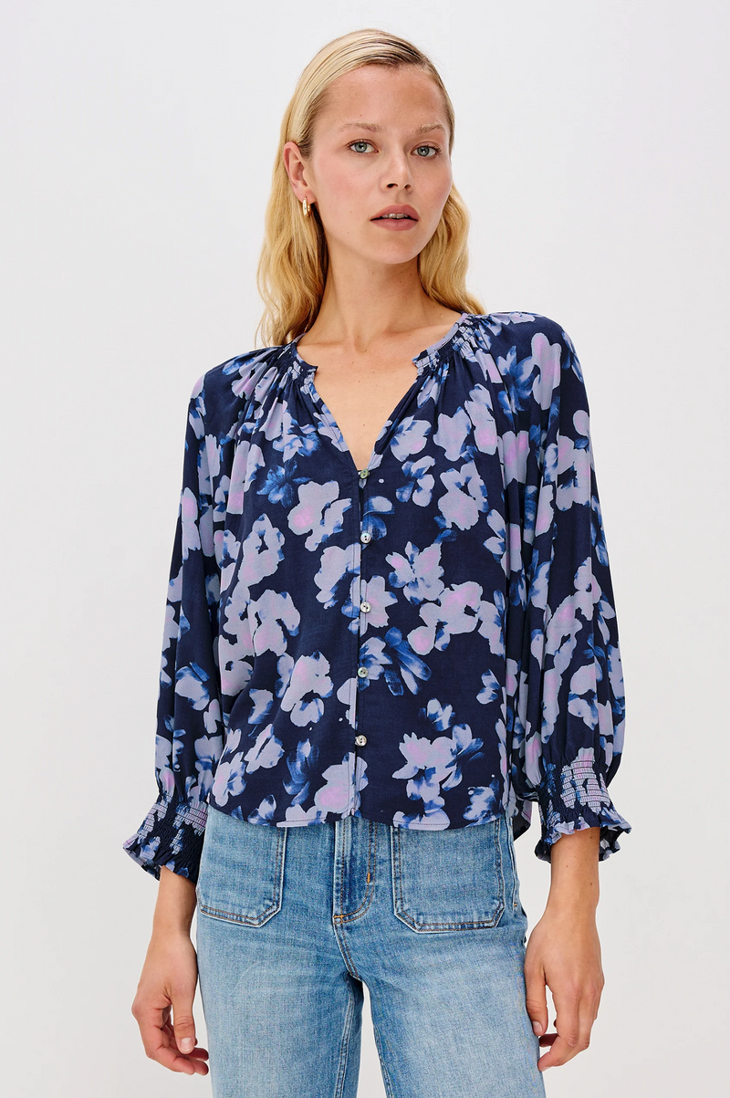 Mariah Top - Midnight Peony