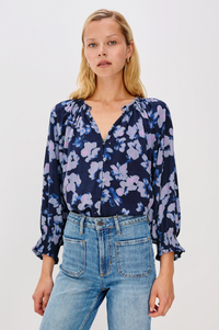 Mariah Top - Midnight Peony