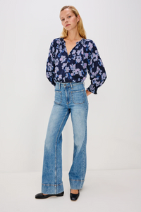 Mariah Top - Midnight Peony
