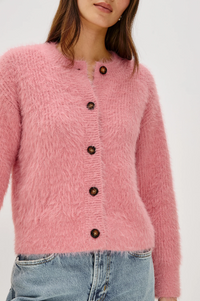 Melo Cardigan - Heather Pink