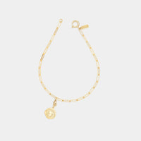 Medusa Charm Cairo Bracelet - 14K Gold