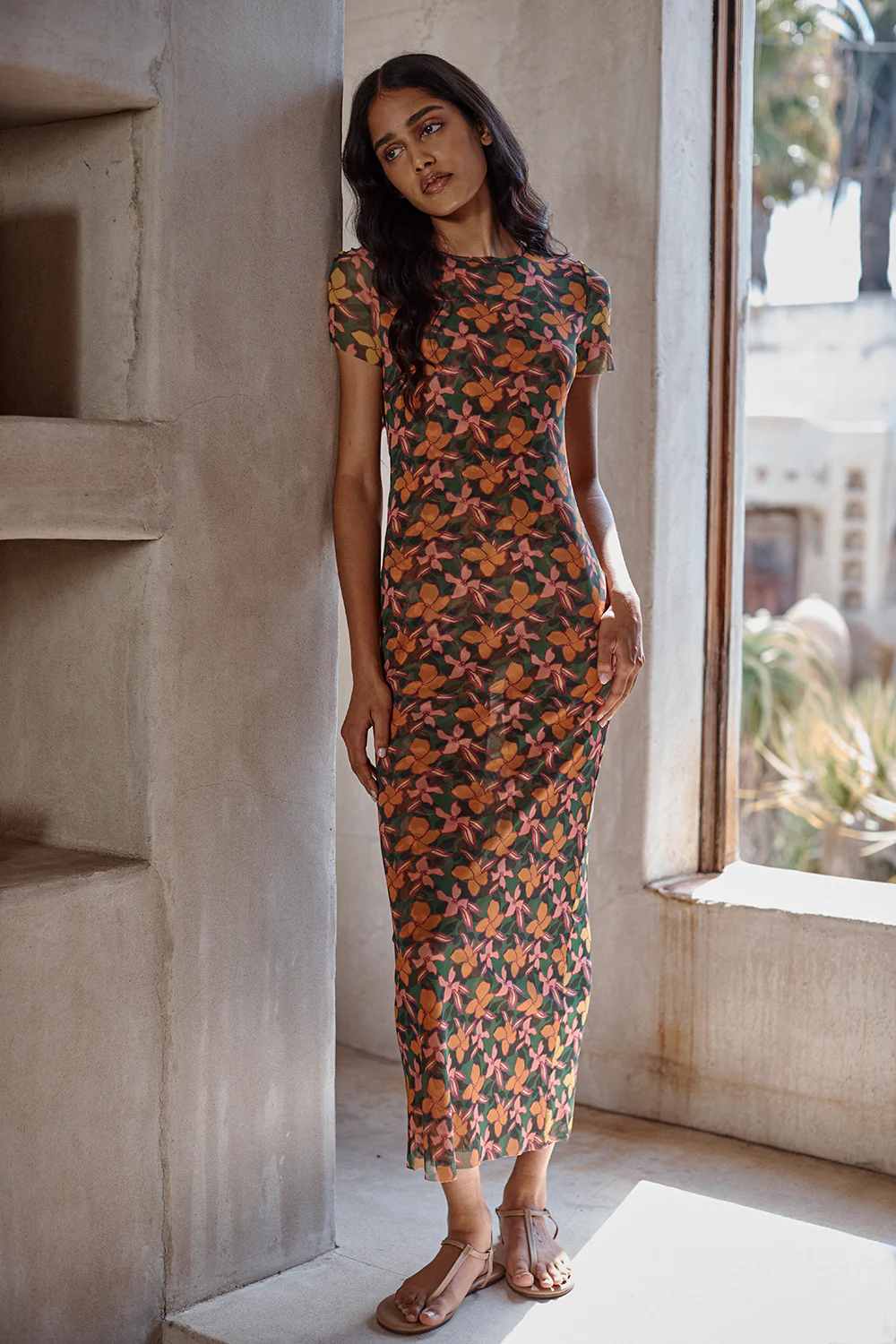 Vanessa Dress - Plumeria Mix