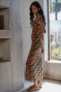 Vanessa Dress - Plumeria Mix