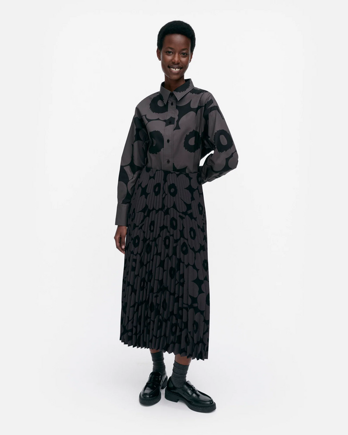 Myy Unikko Skirt - Black/Dark Grey