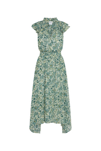 Mariposa Dress - Azure Flora