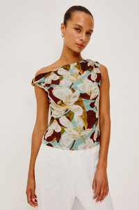 Orelia Top - Plumeria