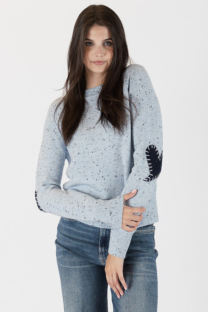 Philippa Sweater - Blue Fleck