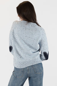 Philippa Sweater - Blue Fleck