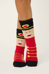Nutcracker Cozy W/ Gripper - Red