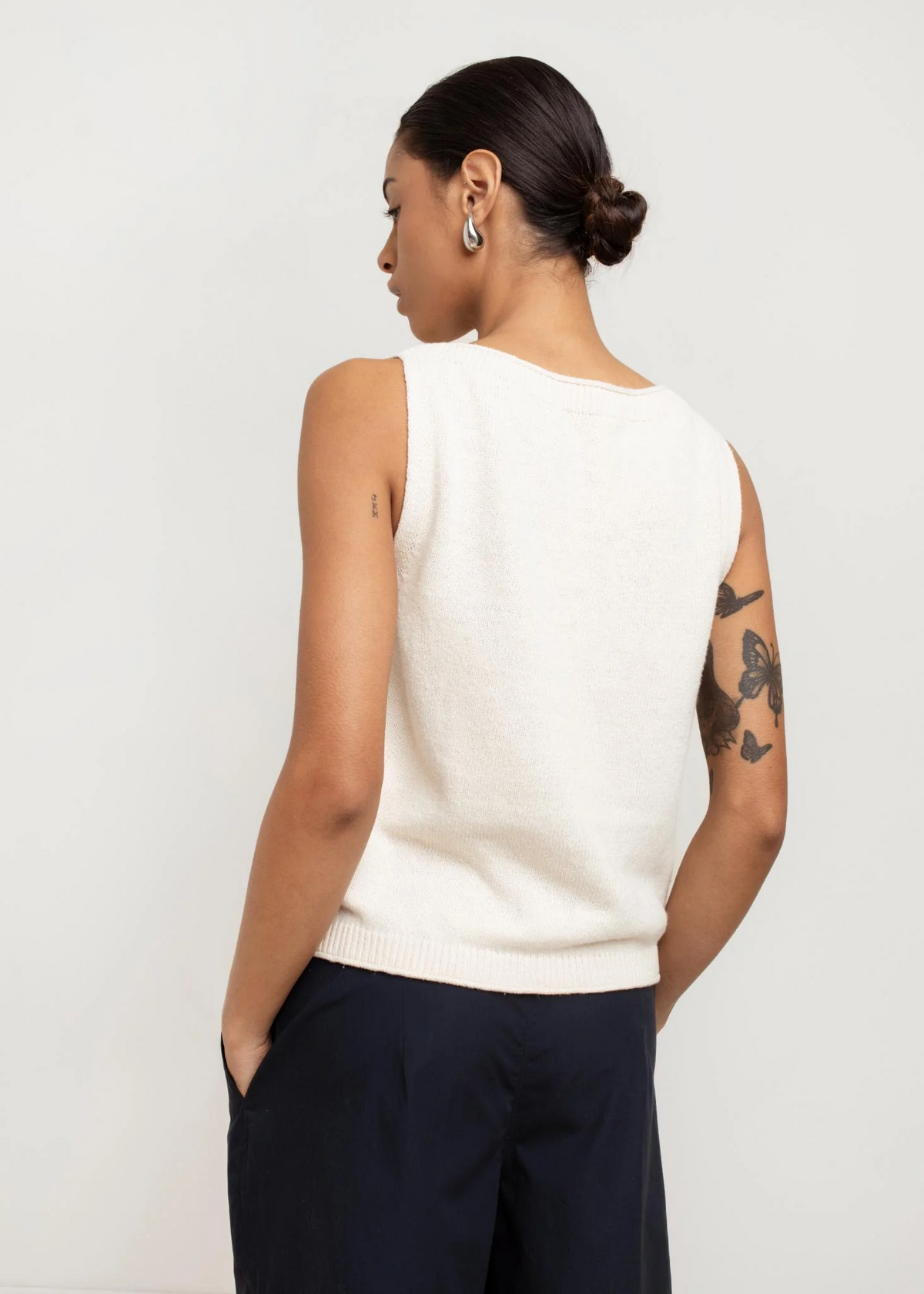 Eunice Tank - Gardenia