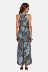 Autumn Bloom Sleeveless Dress - Basil Floral
