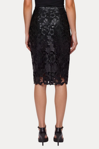 Twilight Embroidered Pencil Skirt - Twilight